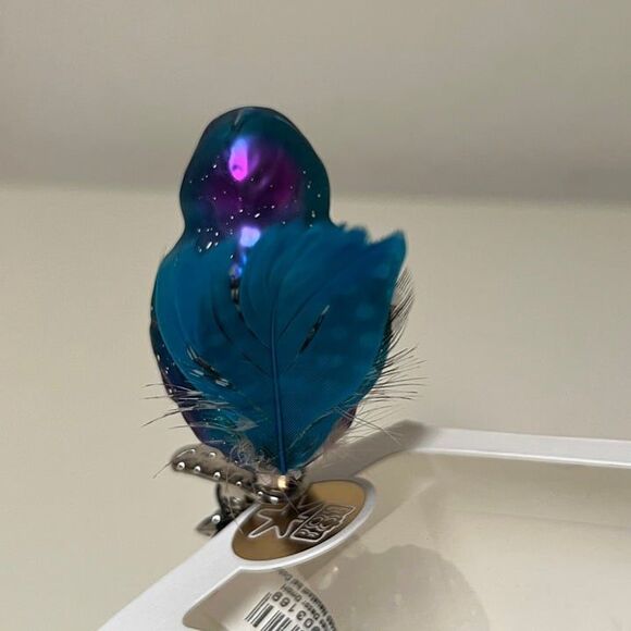 Inge-Glas Belinda Bluebird German Glass Christmas Tree Ornament - Picture 5 of 12